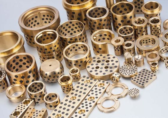 Boccole bronzee della manica della colata resistente all'uso solida del lubrificante