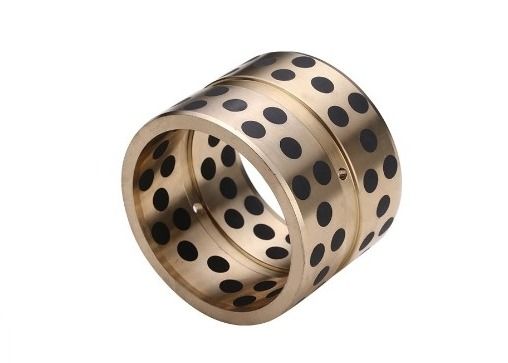 Boccola bronzea solida di lubrificazione CuZn25AI5Mn4Fe3 VSB-50 della grafite