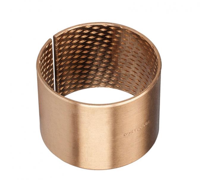 boccole bronzee della grafite di lubrificazione CuSn8P di Oilless del ² di 150N/mm 0
